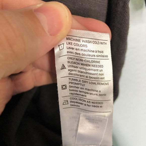 Vince Gray Henley Tshirt Button Short Sleeve - Picture 5 of 6